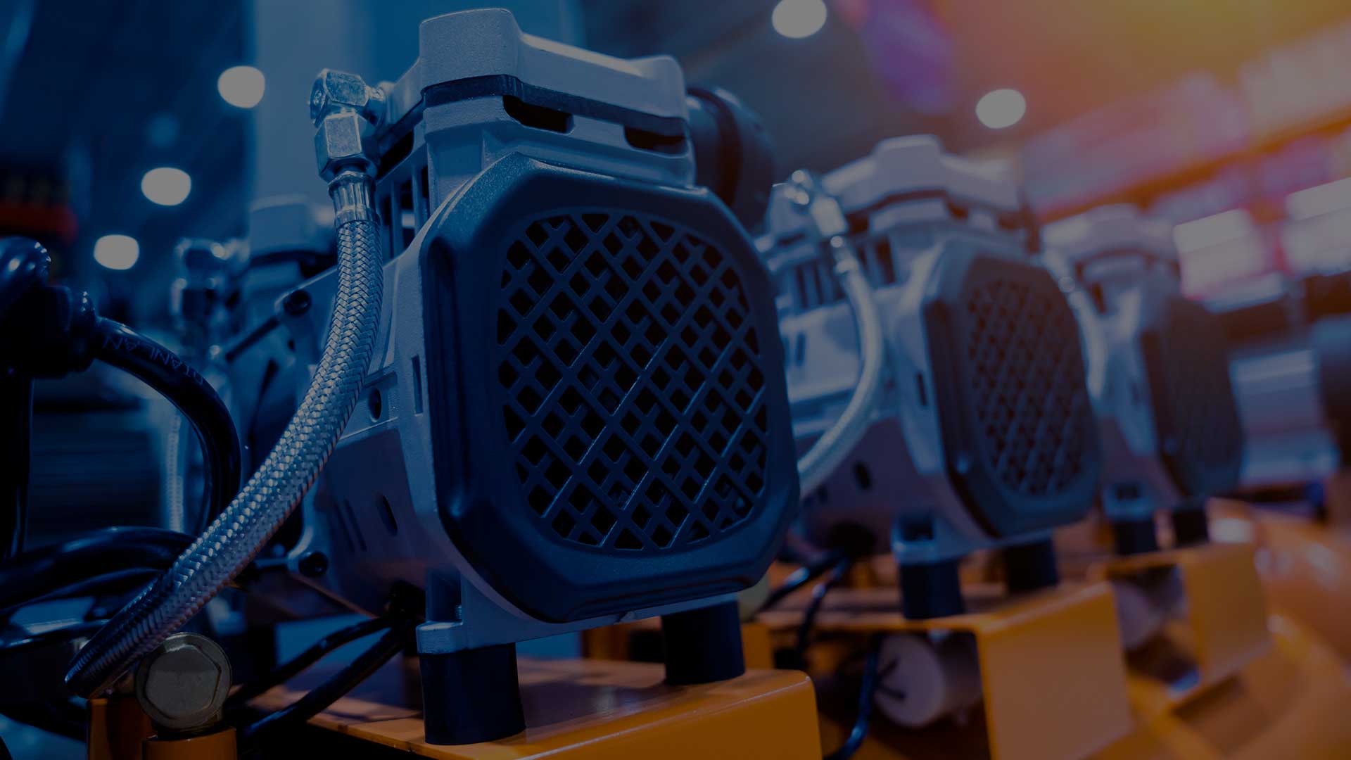 Bombas, Motores y Servomotores de cualquier marca.